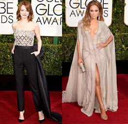 Best looks on the Red Carpet at the Golden Globe Awards 2015